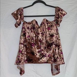 Miami Sexy Velvet Top